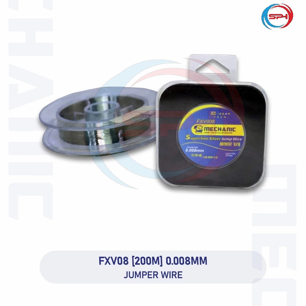 KAWAT JUMPER MECHANIC FXV08 [200M] 0.008MM ORIGINAL