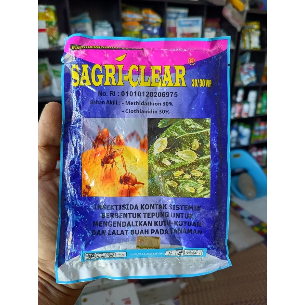 SAGRI CLEAR 60 WP 100 Gram - Insektisida Lalat Buah