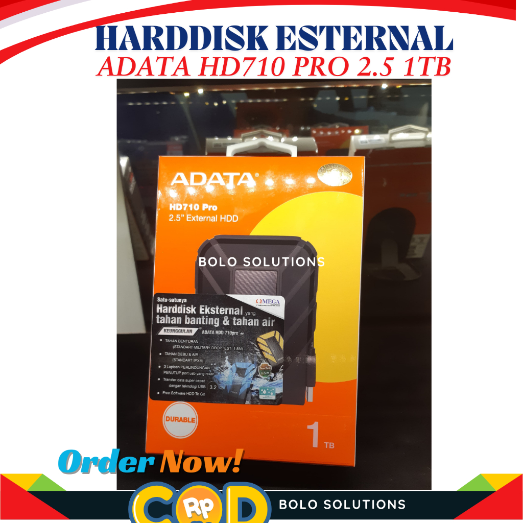 External Hardisk / HDD ADATA HD710 Pro 1TB antishock/waterproof HD710PRO