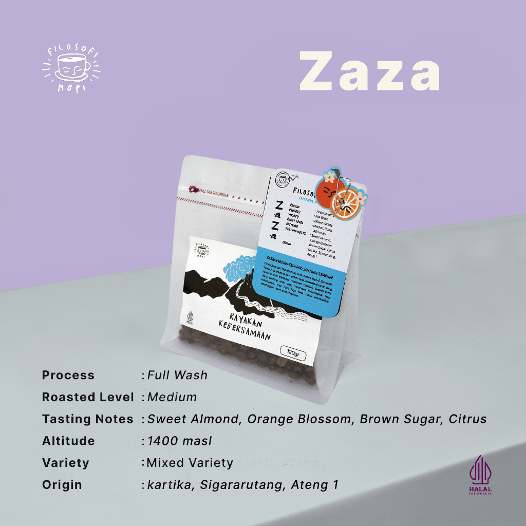 

Filosofi Kopi Beans - Zaza 120gr