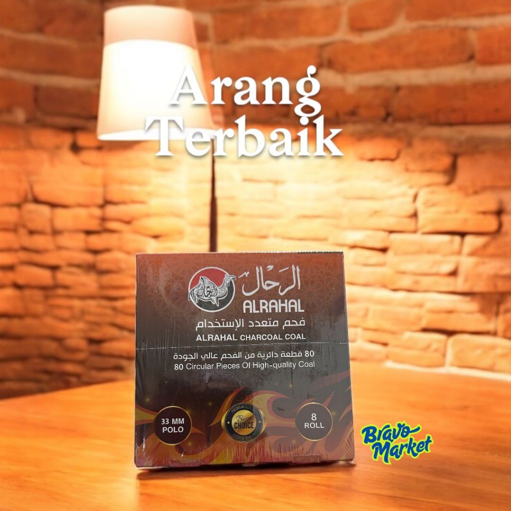 Arang Magic Al Rahal Tanpa Lubang Arang Dupa Arang Magic Areng Dupa Arab Bukhur Buhur Briket Charcoa