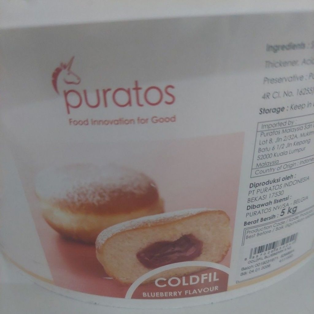 

Puratos coldfil blueberry flavour isi 250gr