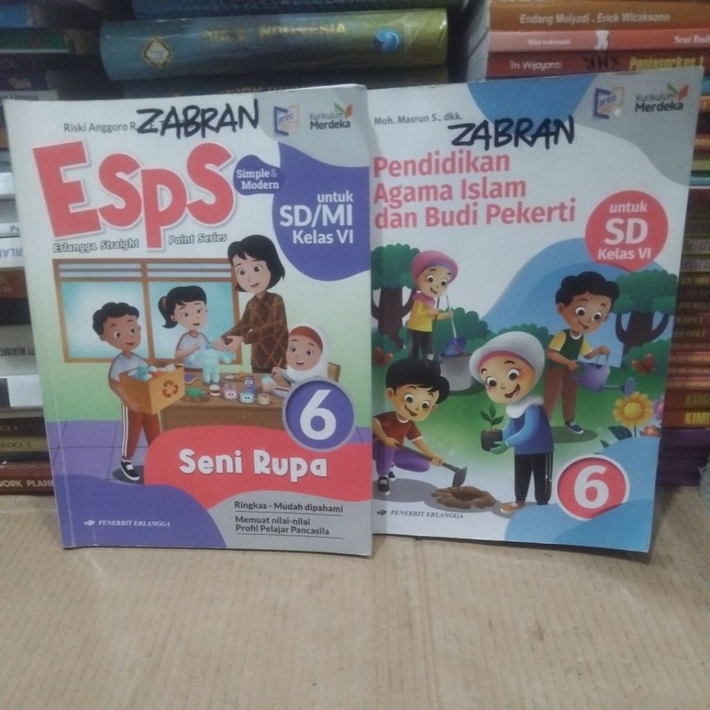 ESPS SENI RUPA , PENDIDIKAN AGAMA ISLAM KELAS 6 SD ERLANGGA KURIKULUM MERDEKA