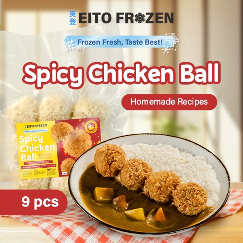 

EITO Frozen Spicy Chicken Ball - Bola Daging Ayam Pedas ala (9 pcs)
