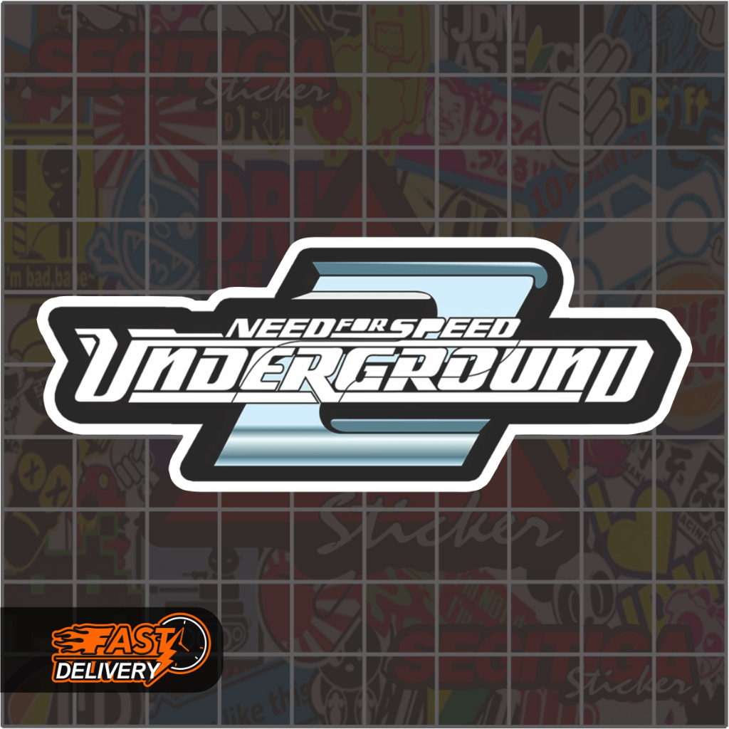 

Sticker Nfs Underground 2 Ukuran 9 x 3.5 Cm