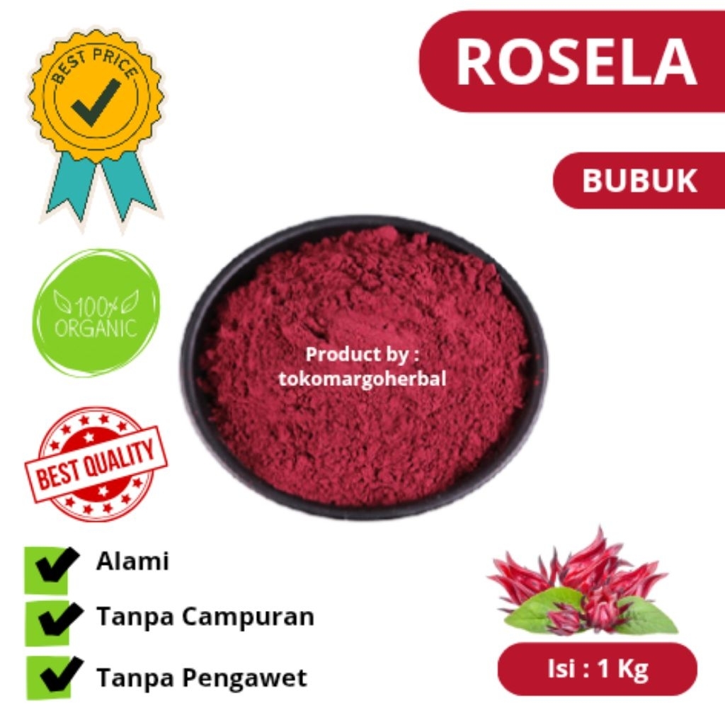 

Rosela Bubuk 1kg Rosella Merah Serbuk