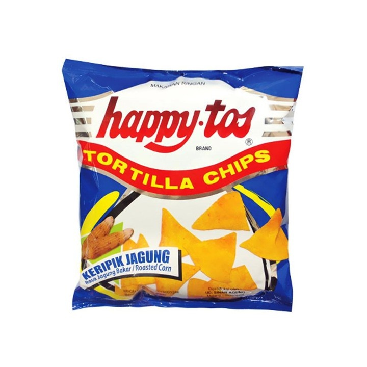 

Happy Toast Tortila Chip Jagung Bakar Biru 55gr