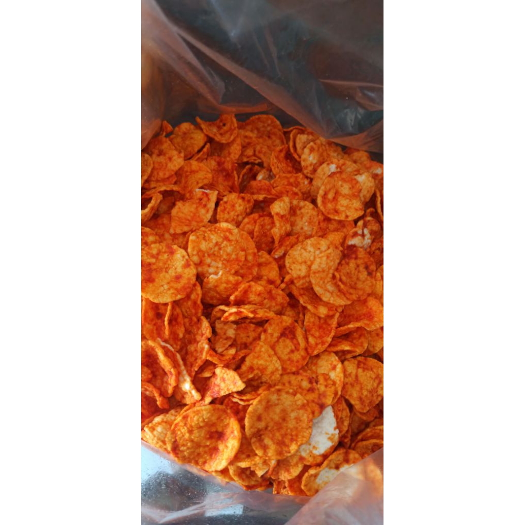 

KERUPUK KENTANG KECIL BALADO 250gram