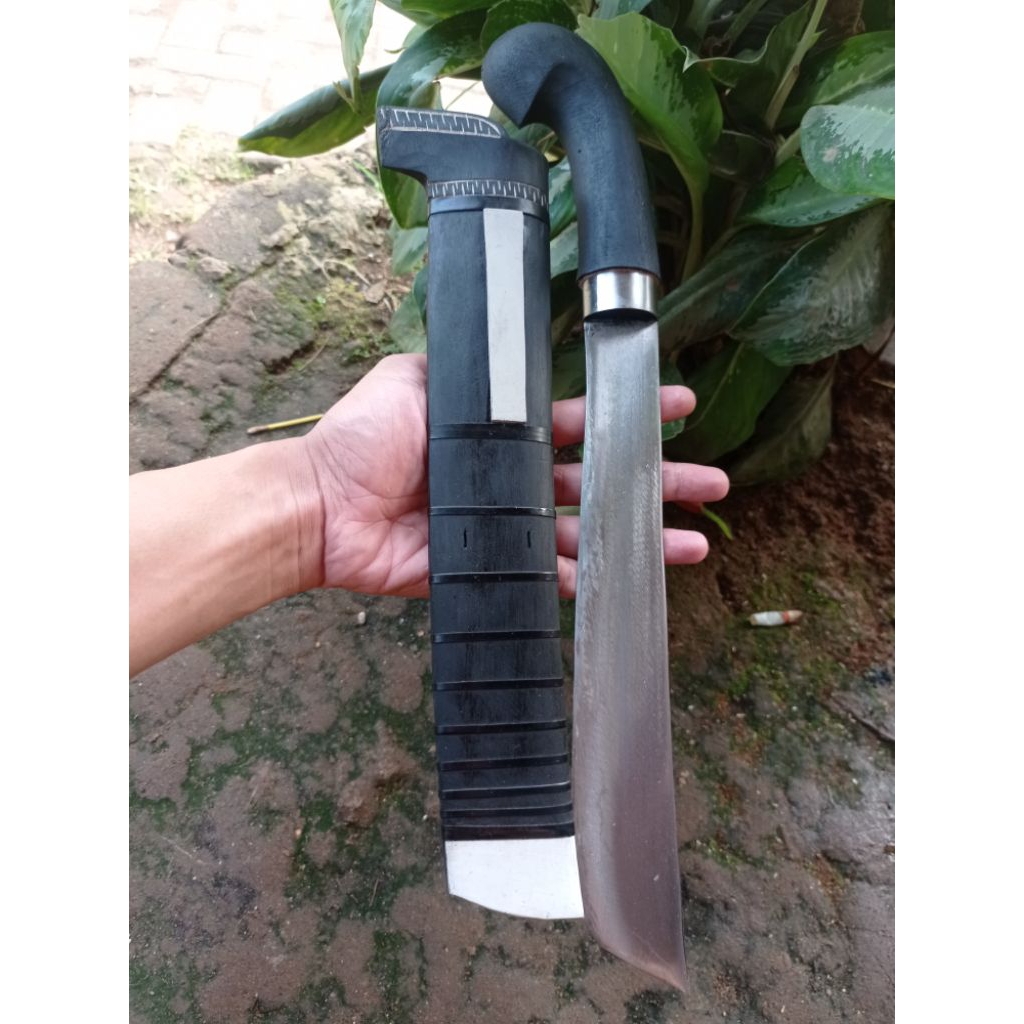 golok pepetan baja per asli cocok untuk berkebun atu pun buat kupas kelapa dan belah bambu