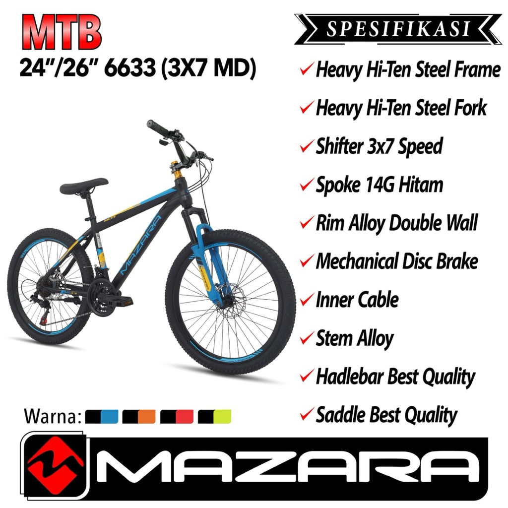 SEPEDA GUNUNG DEWASA MTB NEW PHOENIX / MAZARA UK 26