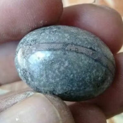 Batu Badar Besi Kendit Merah Asli Semeru