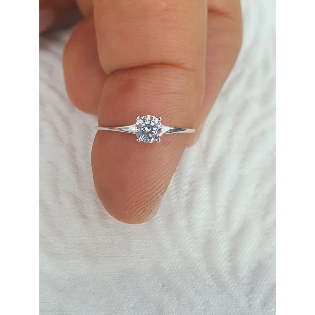 cincin solitaire polos variasi emas 70 % 70% 700