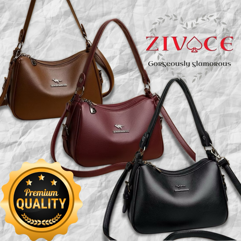 Tas Ibu Baru Serbaguna Kapasitas Besar – Tas Kulit Wanita Dewasa dan Lansia Harian Elegan