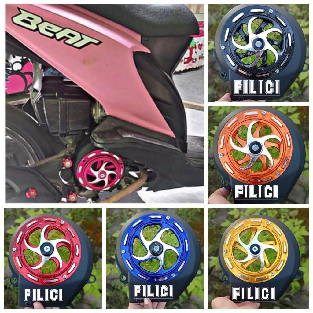 Tutup Kipas Mio Sporty Cover Kipas Mio Sporty Tutup Kipas Mio Soul Karbu Set Spinner PNP Mio Smile S