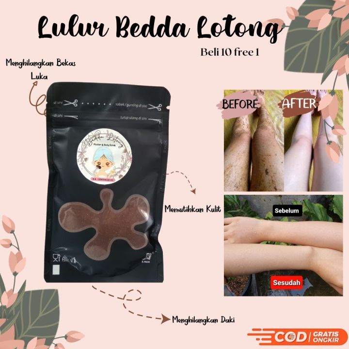 BEDAK LOTONG - Bedda lotong - beda lotong basah / Bedak lotong bugis - bedak lottong