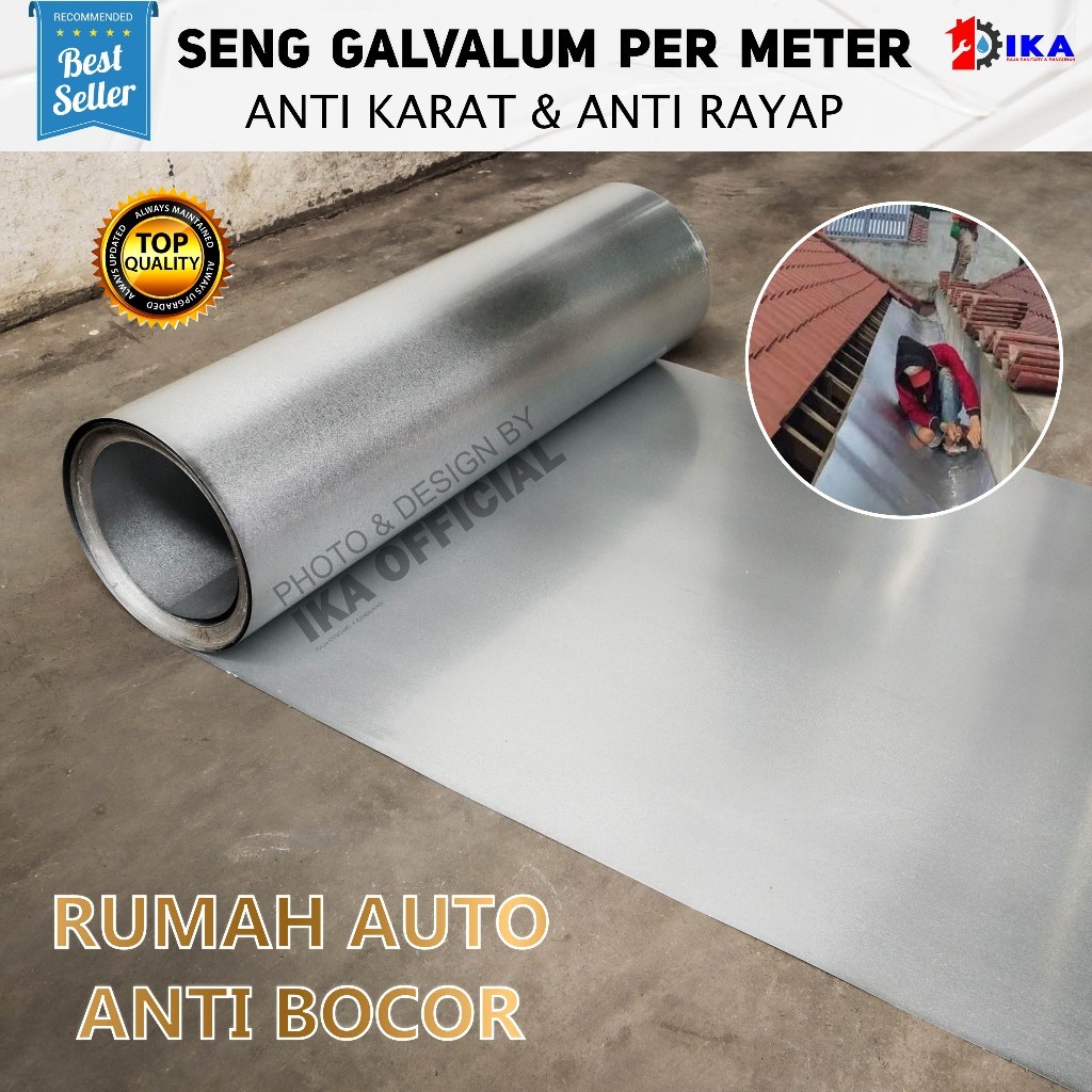 GOJEK GRAB BLUEBIRD SPX ECERAN TALANG SENG GALVALUM PLAT TINGGI 60 90 120 CM HARGA PER 1 METERAN