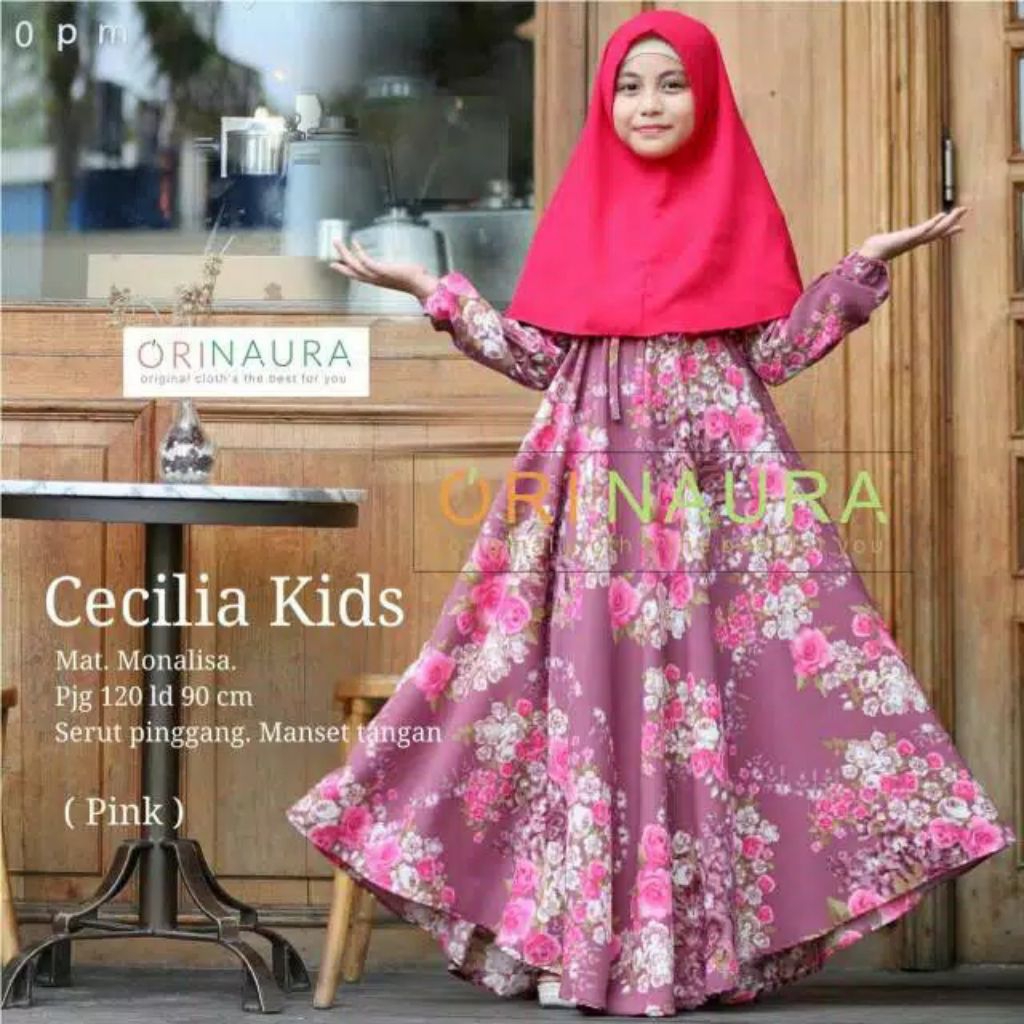 CECILIA SET HIJAB ANAK