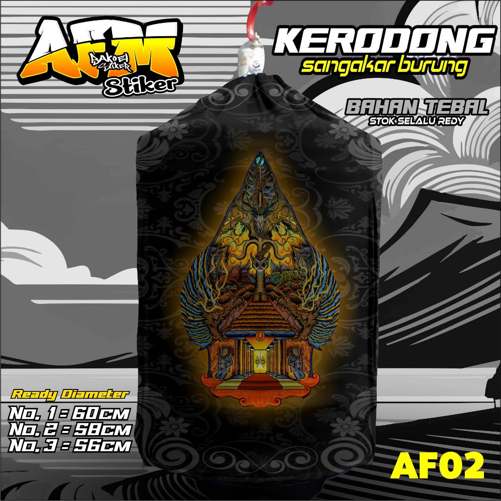 Kerodong Sangkar murai jawa Single Fighter GUNUNGAN Bisa Request Nama Berkualitas AFM