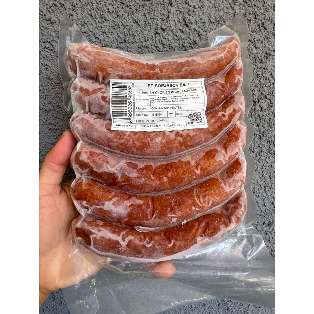 

MAMAS spanish chorizo pork sausages sosis babi 500gr