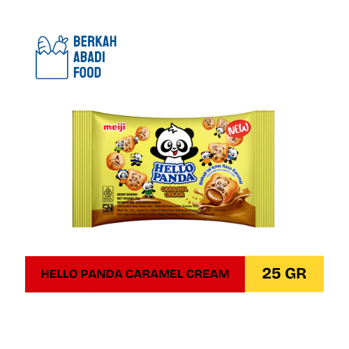 

Meiji Hello Panda Biskuit Caramel Cream Snack 25 Gram