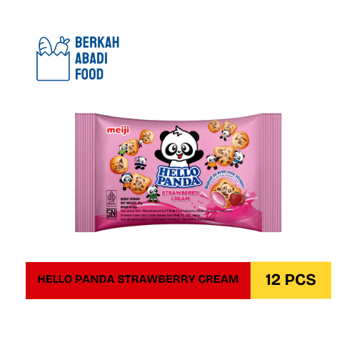 

Meiji Hello Panda Biskuit Strawberry 25 Gram x 12 Pcs