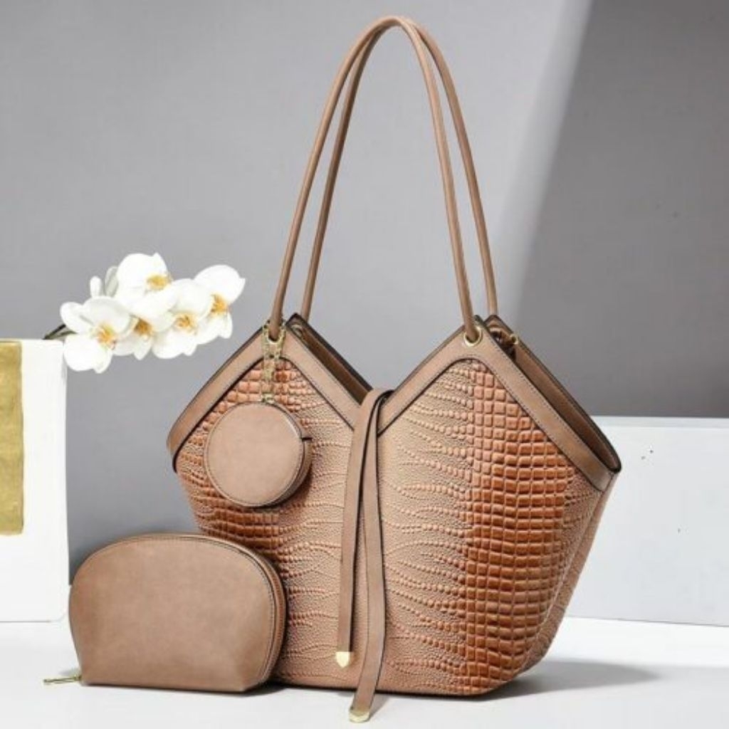 Tas wanita import batam terbaru 3in1