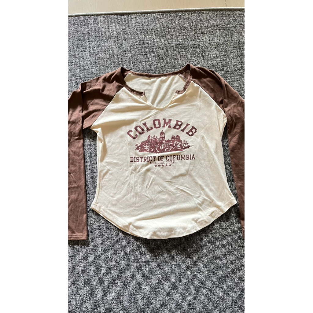 

baju coklat cream