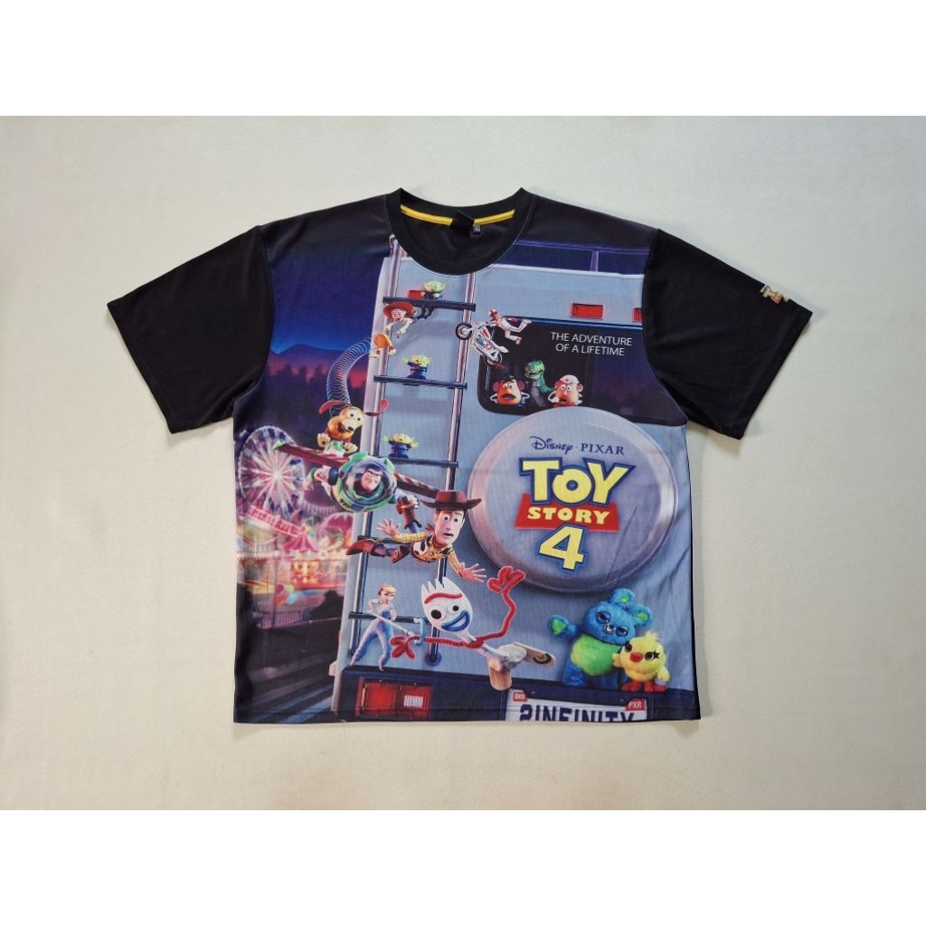TSHIRT KAOS TOY STORY 4 FULL PRINT ORIGINAL 100%