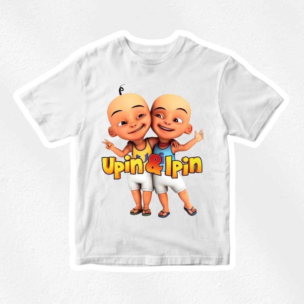 Kaos Anak - Upin dan Ipin - Kaos Baju Anak Upin dan Ipin - Upin&Ipin