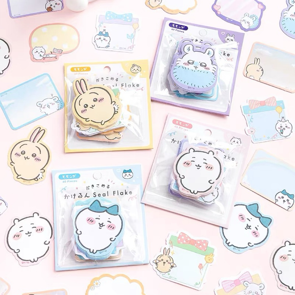 

memo sticker flakes chiikawa hachiware usagi dekorasi journal readystock B3525