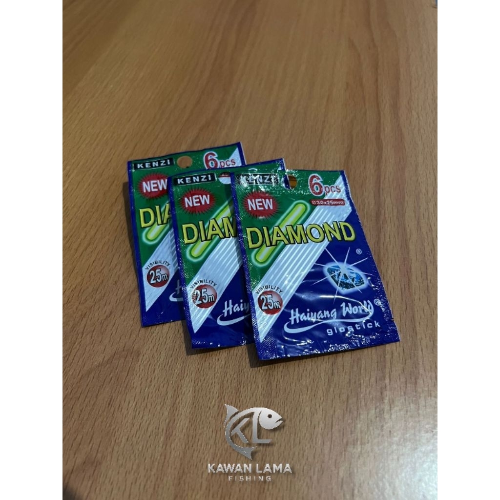 Kenzi Diamond Starlite/Starlight/Starled/Glowstick/Lightstick/Fosfor Pancing, Terang dan Awet 1 Bung