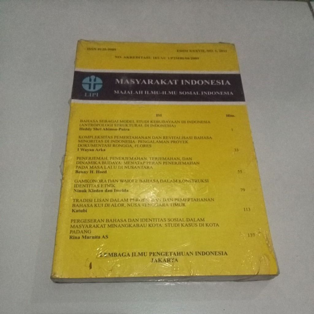 masyarakat Indonesia majalah ilmu ilmu sosial Indonesia
