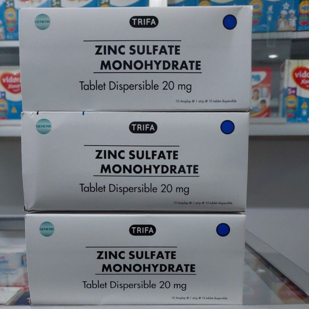 ZINC TABLET PERBOX ISI 100 TRIFA