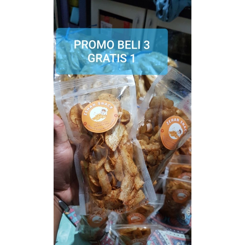 

PROMO KRIPIK SINGKONG PEDAS DAUN JERUK NIKMAT