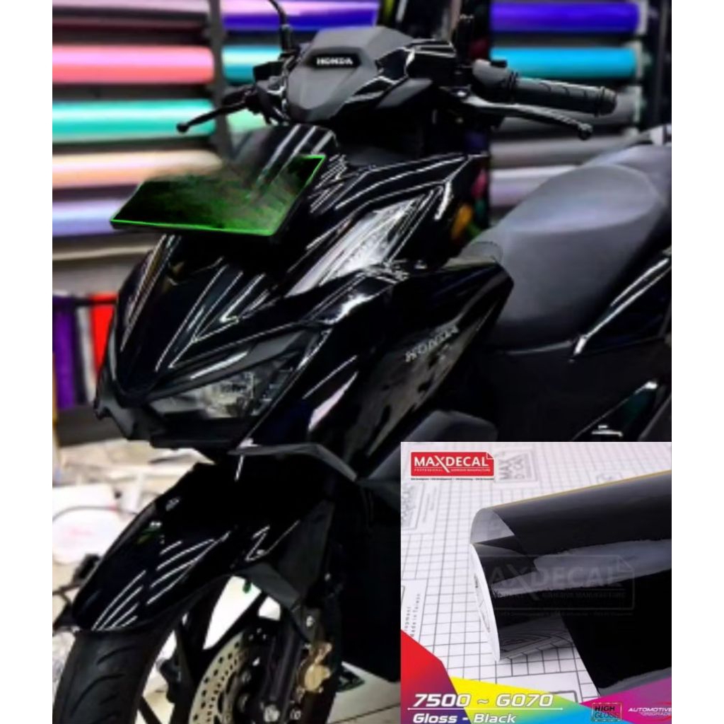 STICKER SKOTLET HITAM DOFF/STICKER MOTOR/SKOTLET MOTOR/SKOTLET MOBIL sticker aquarium