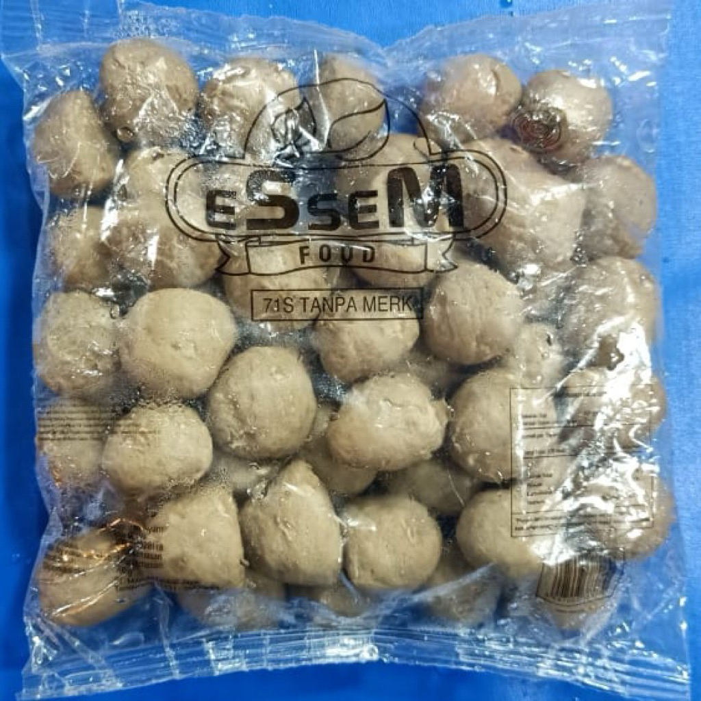 

Bakso daging sapi dan ayam essem polos isi 50