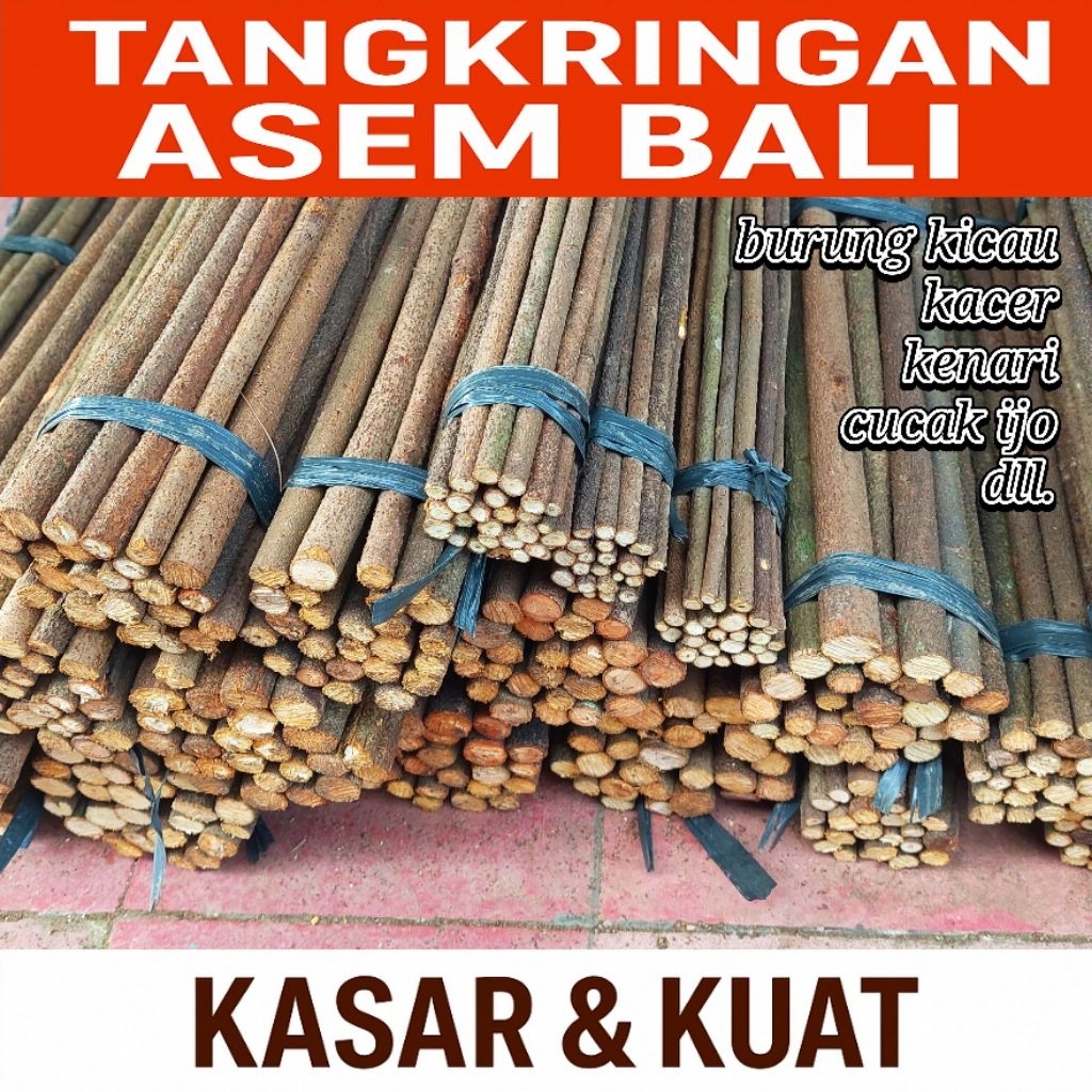 Tangkringan kayu asem bali kasar kuat