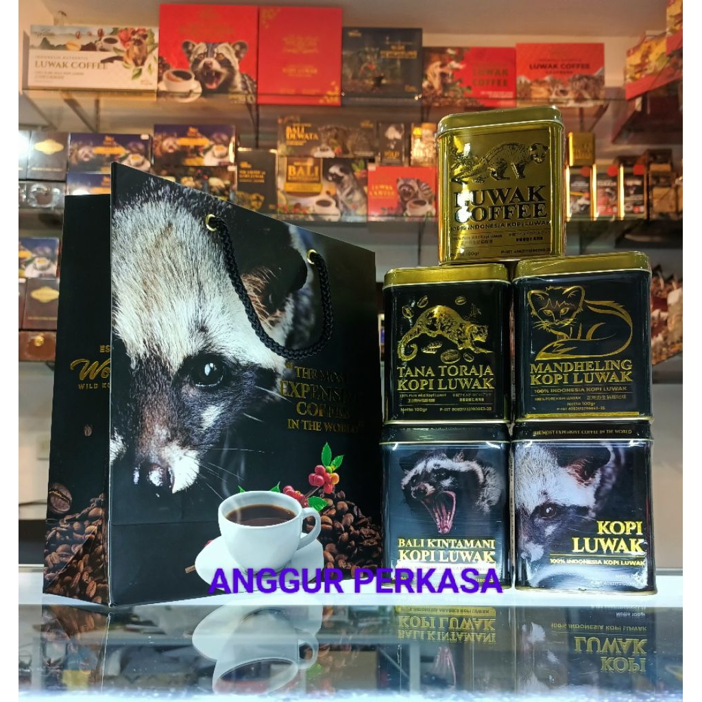 

Kopi Luwak Kemasan Kaleng Premium - Worcas