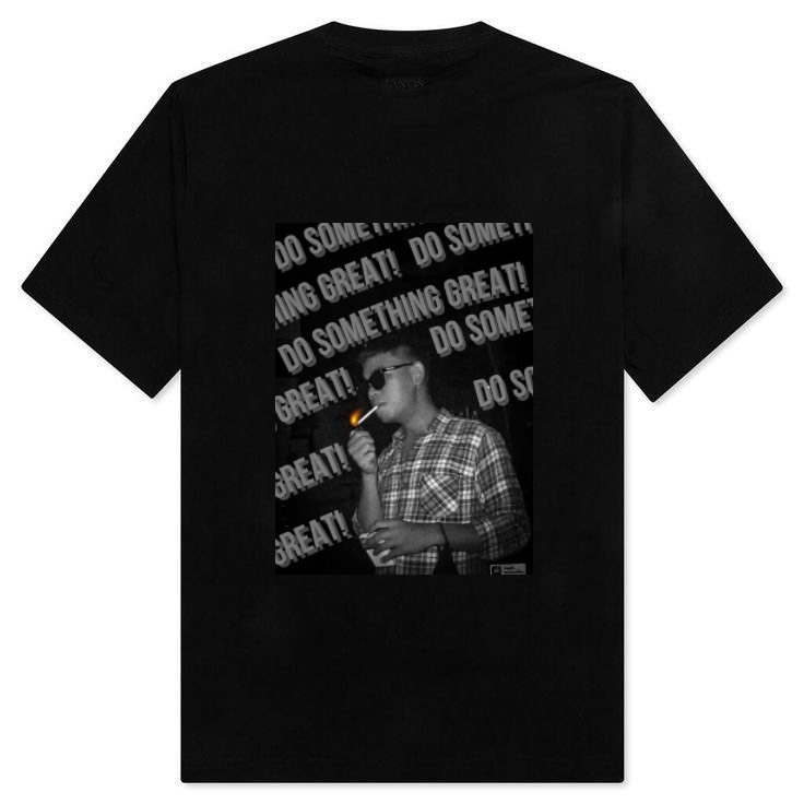 Cod Kaos Hitam Great Do Something Cowo Baju Item Distro Pria Baju Polos Putih Wanita Baju Pendek Cro