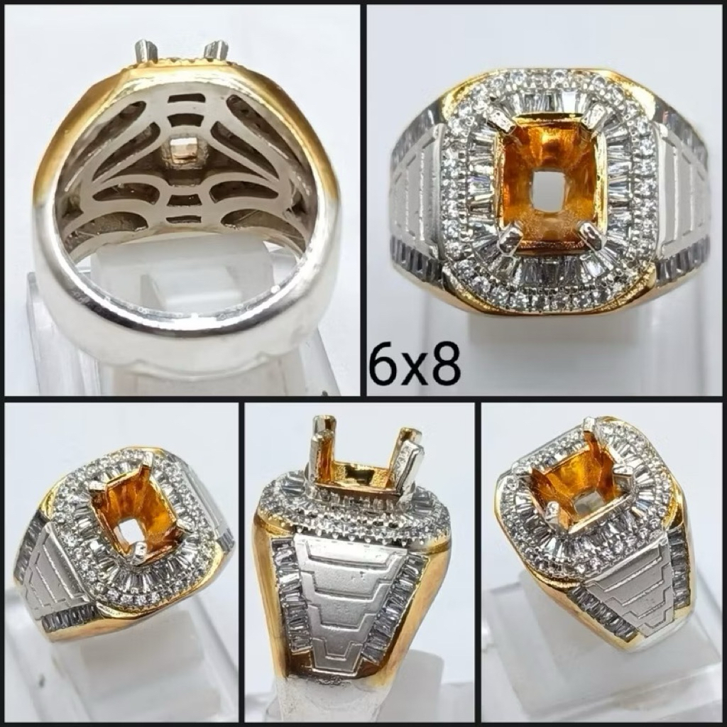 Ring Alpaka Tepper Doff Kombinasi