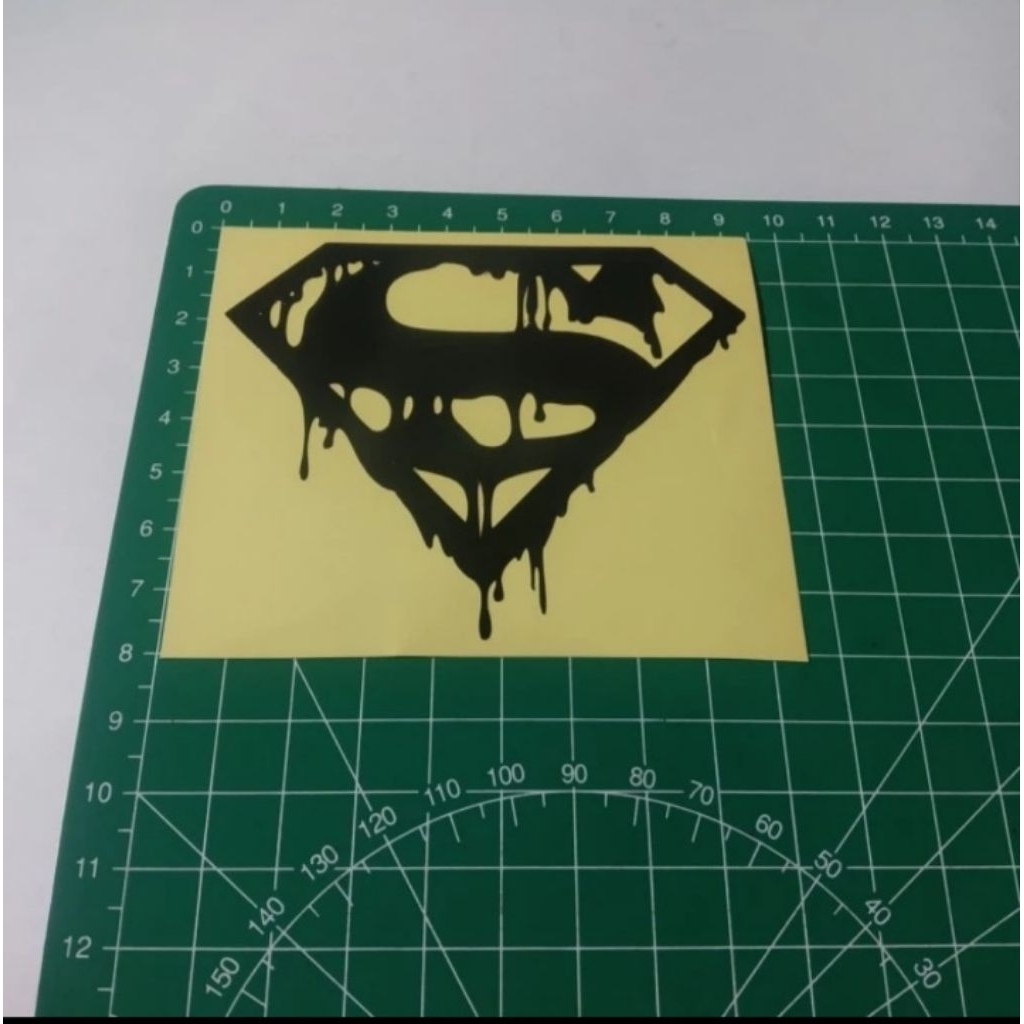 

stiker cutting superman