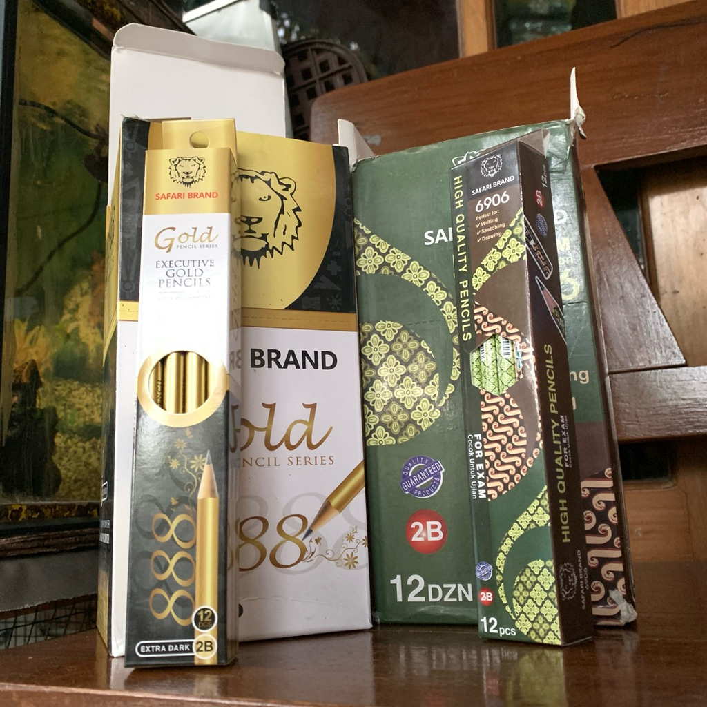 

[ Takkasihmurah ] PENSIL SAFARI BRAND 2B 1 pack/box isi 12 pcs