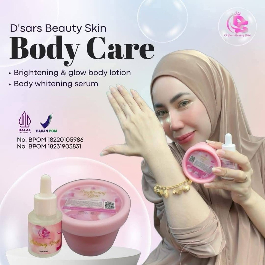 HANDBODY D’SARS 100gr + SERUM WHITENING DSAR’S ORIGINAL 1000%