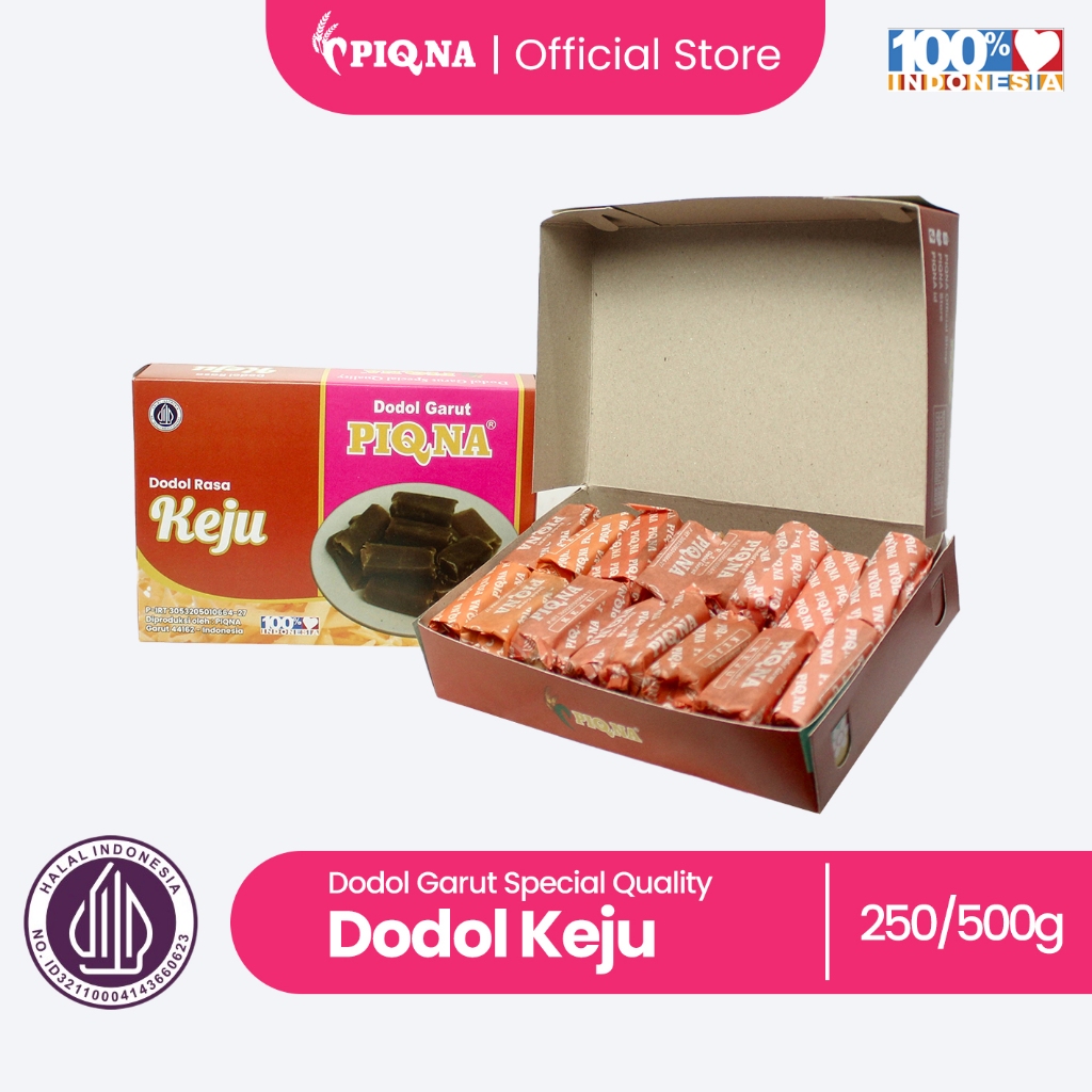 

Dodol Garut PIQNA Rasa Keju | Dodol Garut Special Quality Rasa Keju