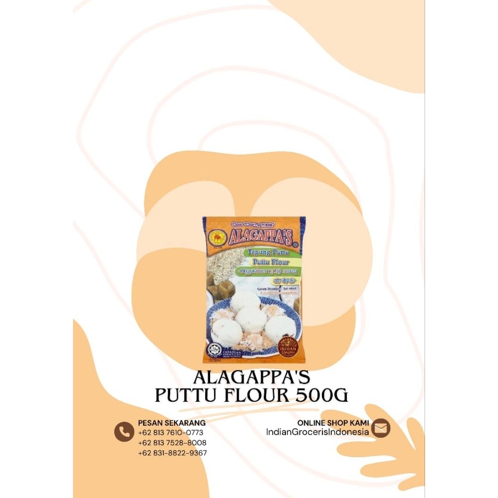 

Alagappa's Puttu Flour 500gr
