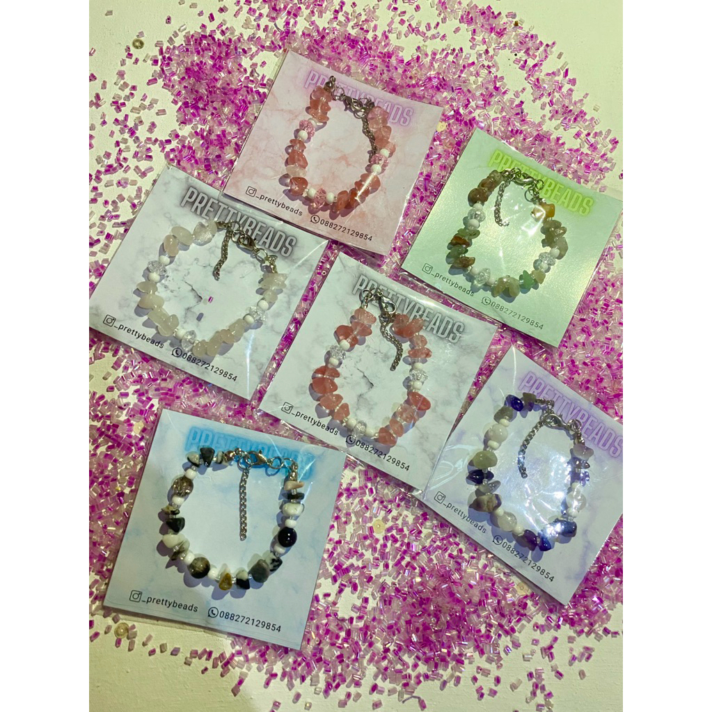 STONE BRACELET | Gelang Batu Alam Asli | Gelang Batu Wanita | Gelang Batu Akik | Gelang Etnik Wanita