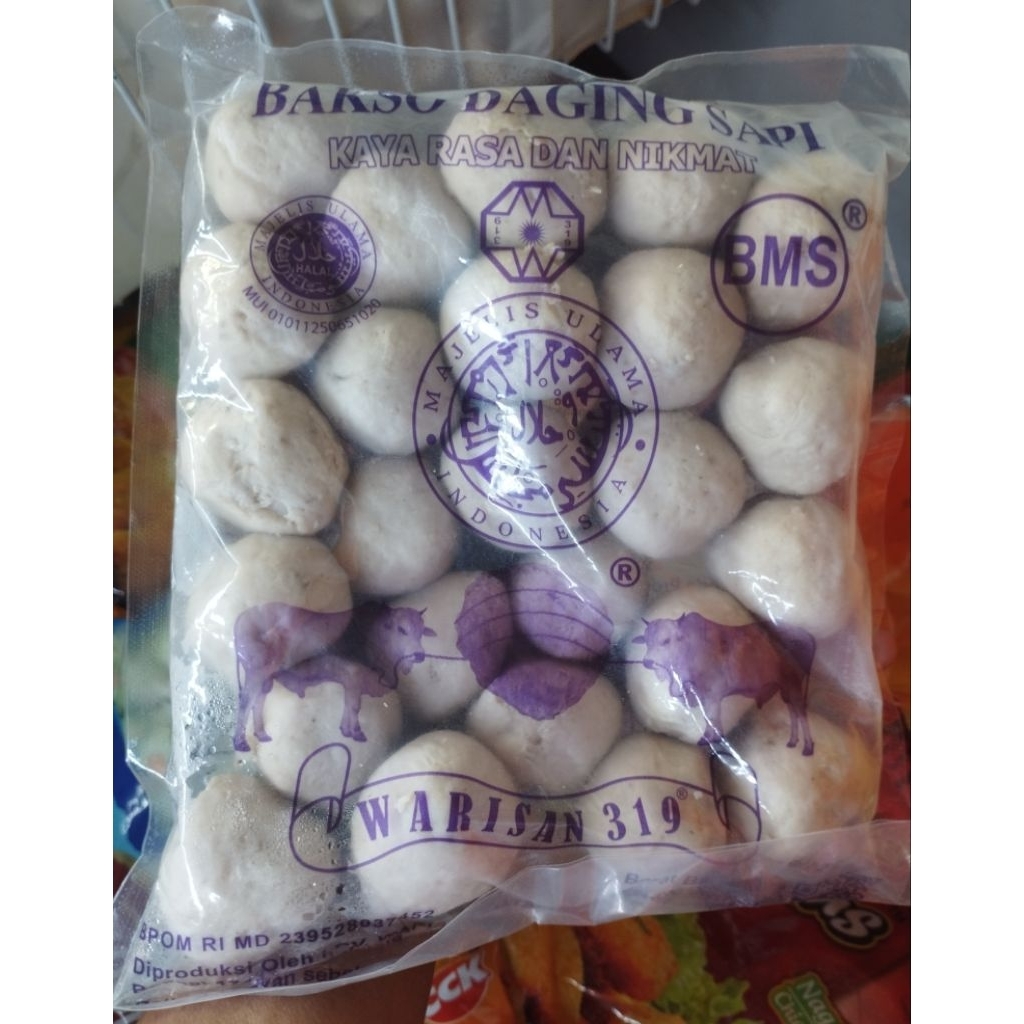 

bakso warisan fress frozen food,bms,bm,sbp