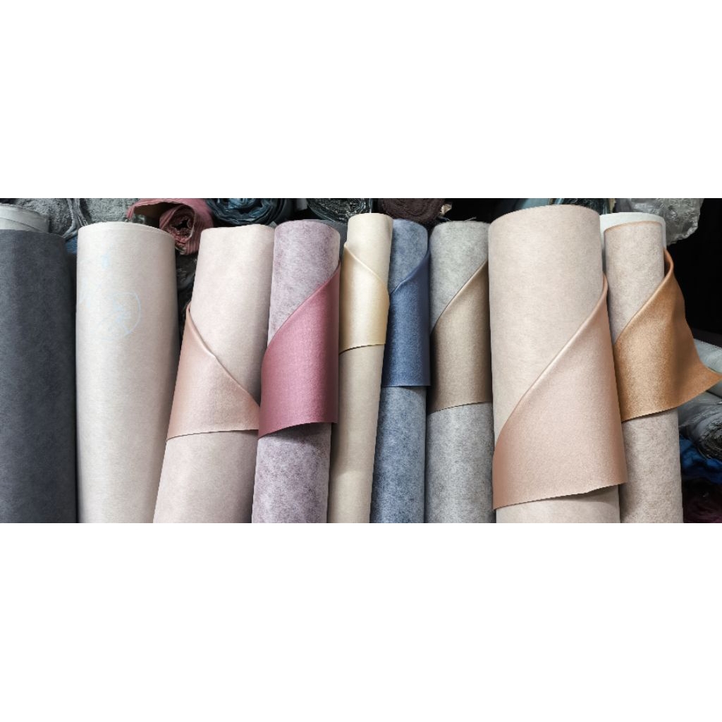 Kulit Tas Imitasi Botega - Prada Hujan Metalik