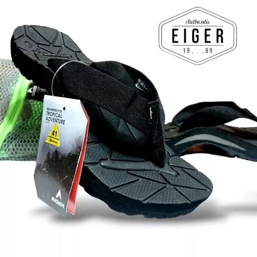 EIGER1989 ORIGINAL - Sandal Eiger1989 Tomahawk Jepit Pria Wanita High Quality Size 39-43