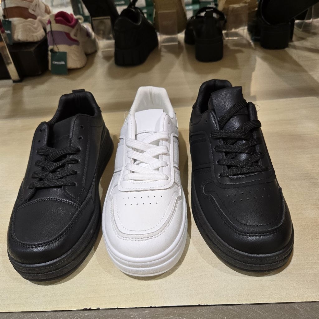 St moritz sepatu sneakers tali wanita comfort & ori size 36-41